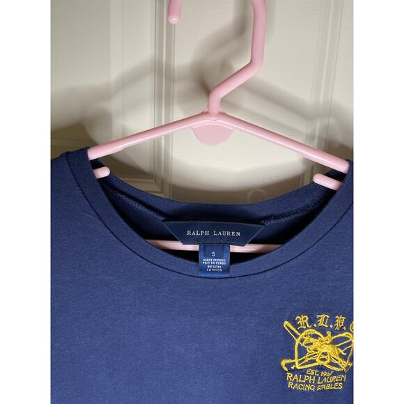 Ralph Lauren Girl's Cotton Elastic Waist Green Blue Swim Beach Pool Tunic - Picture 2 of 7